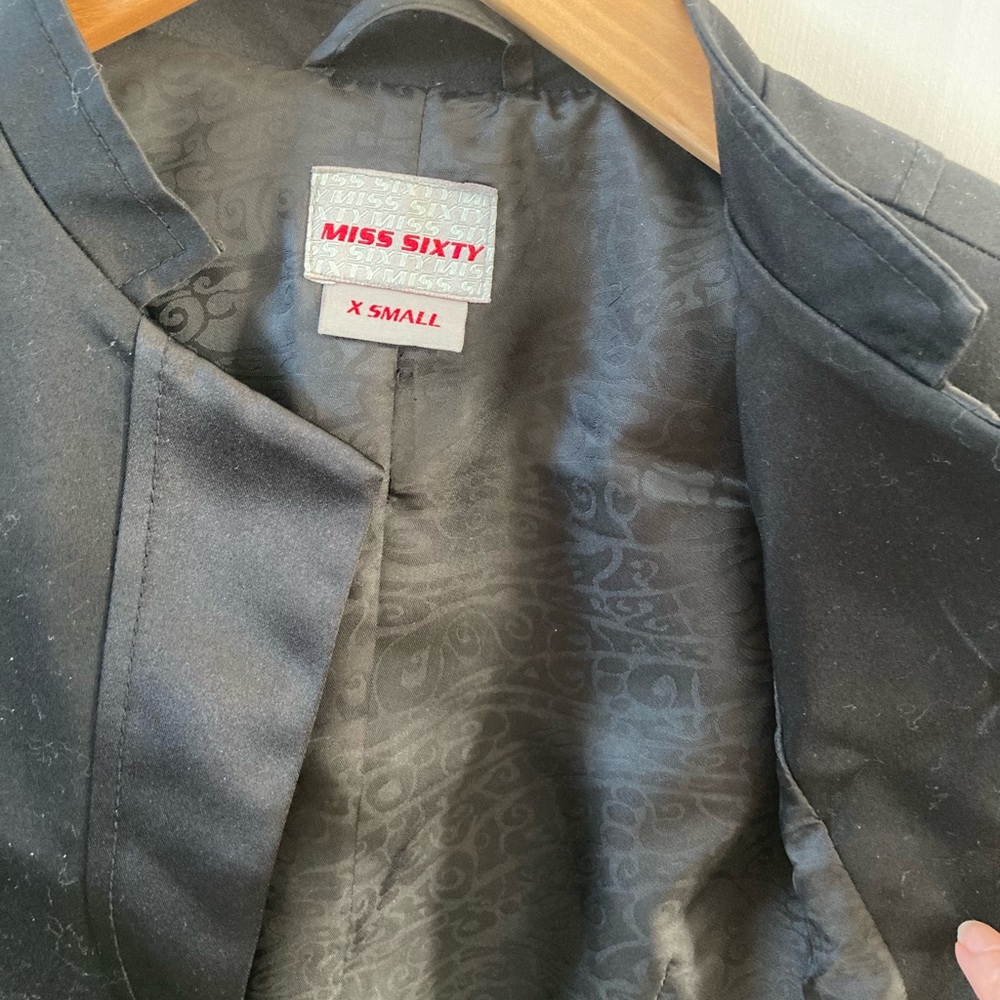Brand New, no tag! Miss Sixty Stylish Black Blazer